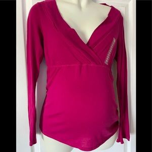 Old navy raspberry top XS NWT